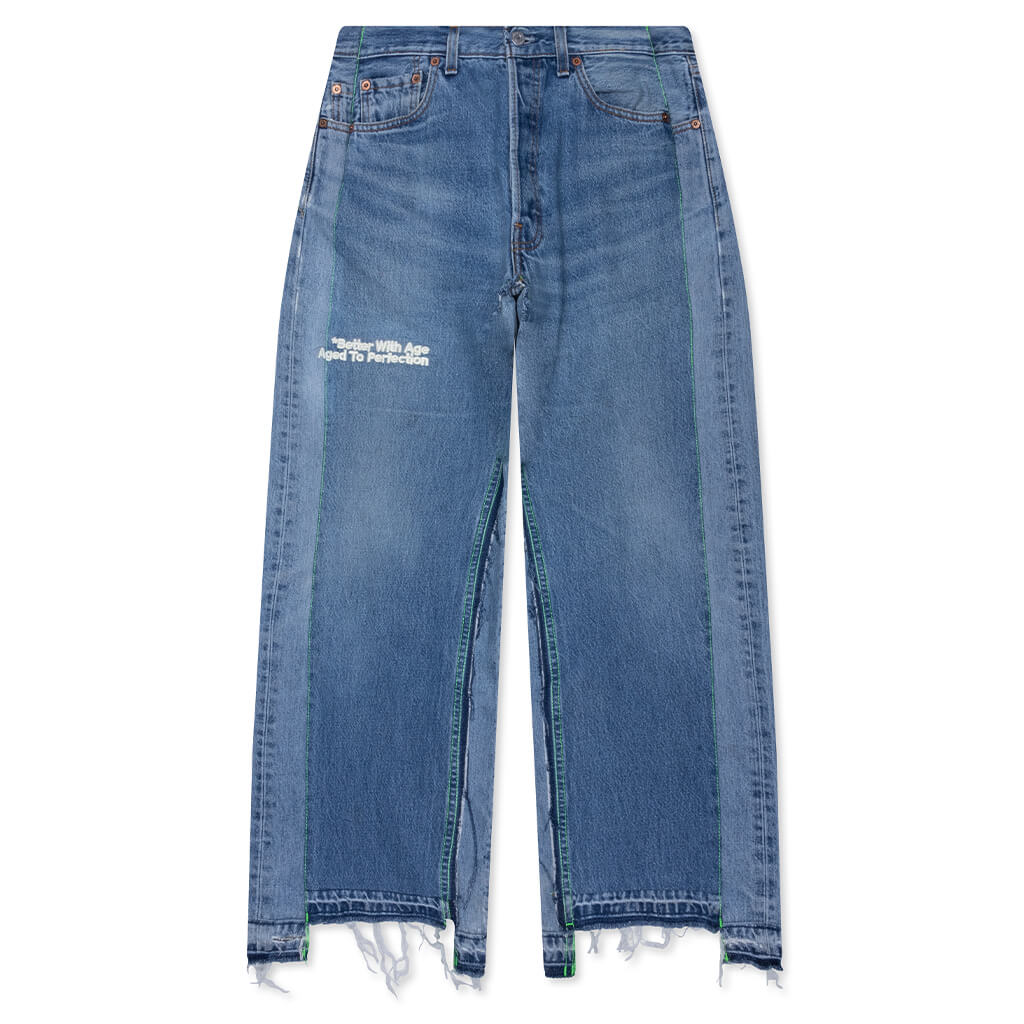 Monroe Triple Wide Denim Trouser Indigo