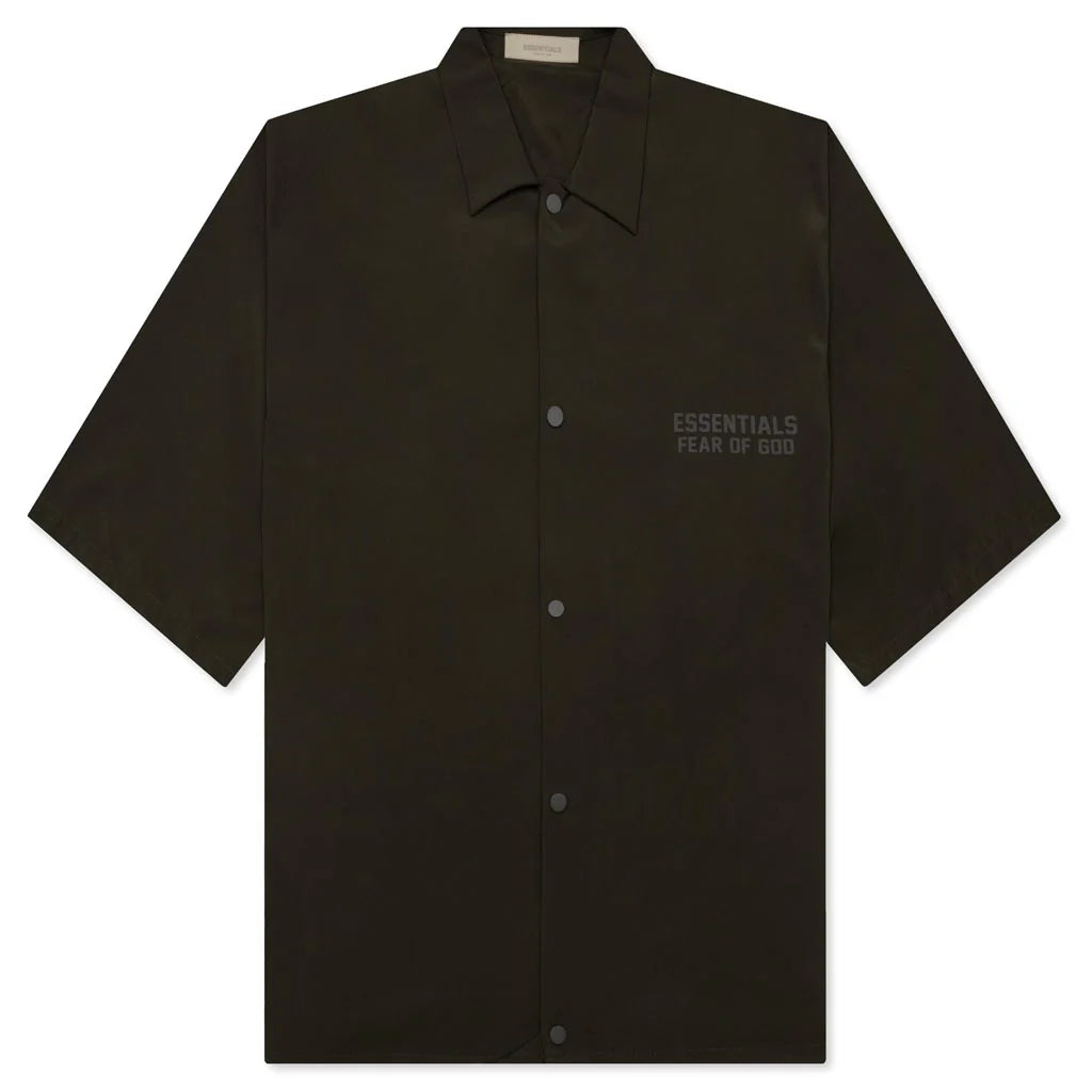 S S Nylon Shirt Black