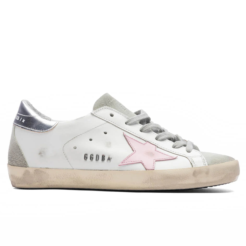 Womens Super Star Sneakers White Ice Orchid Pink