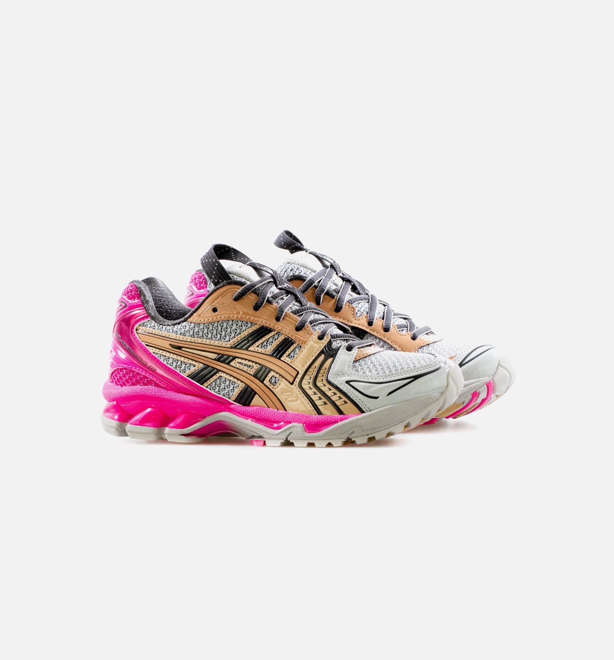 Kiko Kostadinov X Ub1 S Gel Kayano 14 Womens Lifestyle Shoe Grey Pink Multi