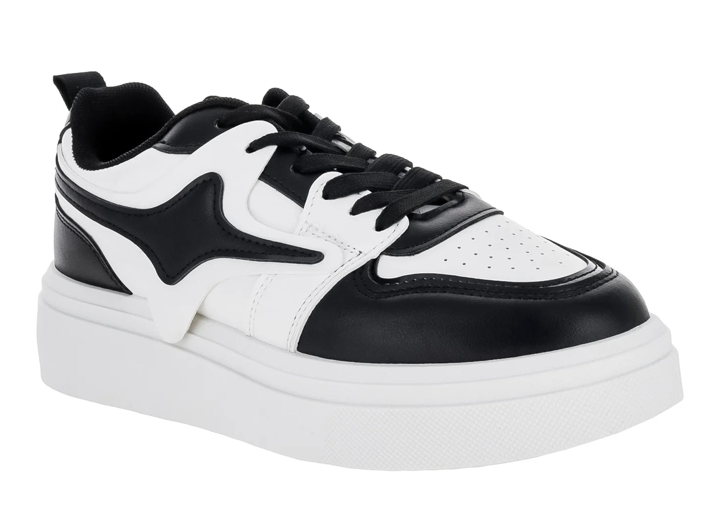 Tenis Boullevard Yanis Blanco y Negro para Mujer
