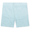 4G Cotton Towelling Bermuda Shorts Sky Blue
