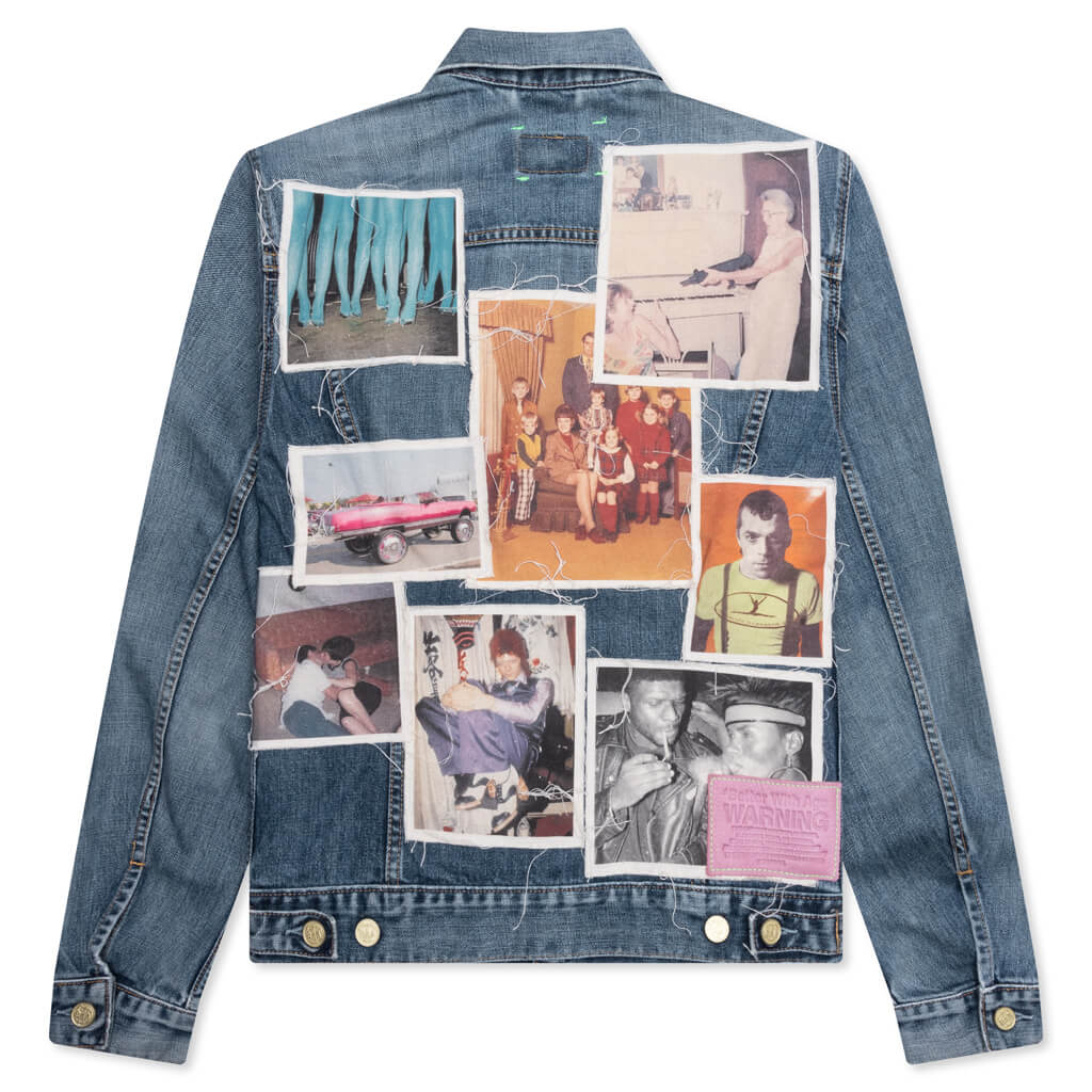 Portrait Denim Jacket Multi