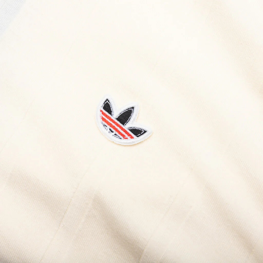 Adidas Originals x CLOT Rib Tee by Edison Chen Cream White Green Night