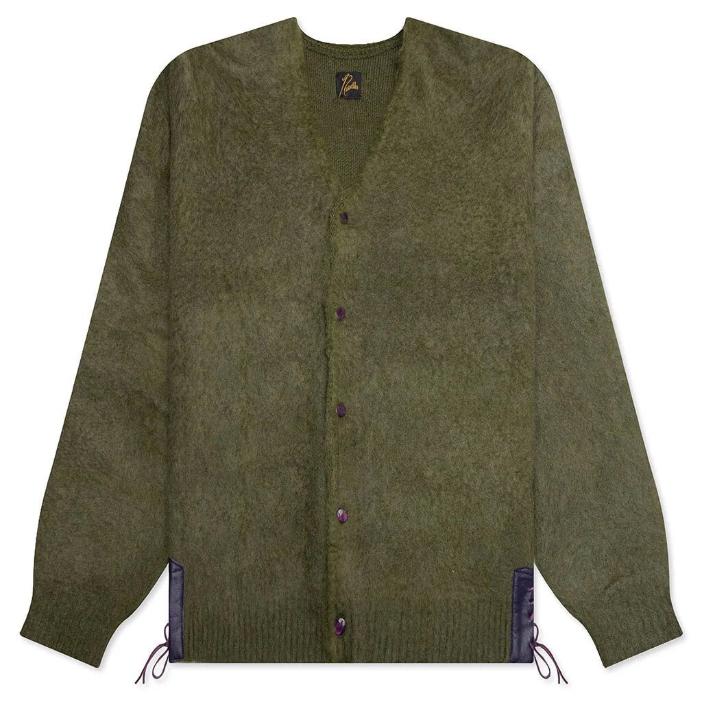 EP Mohair Cardigan Olive