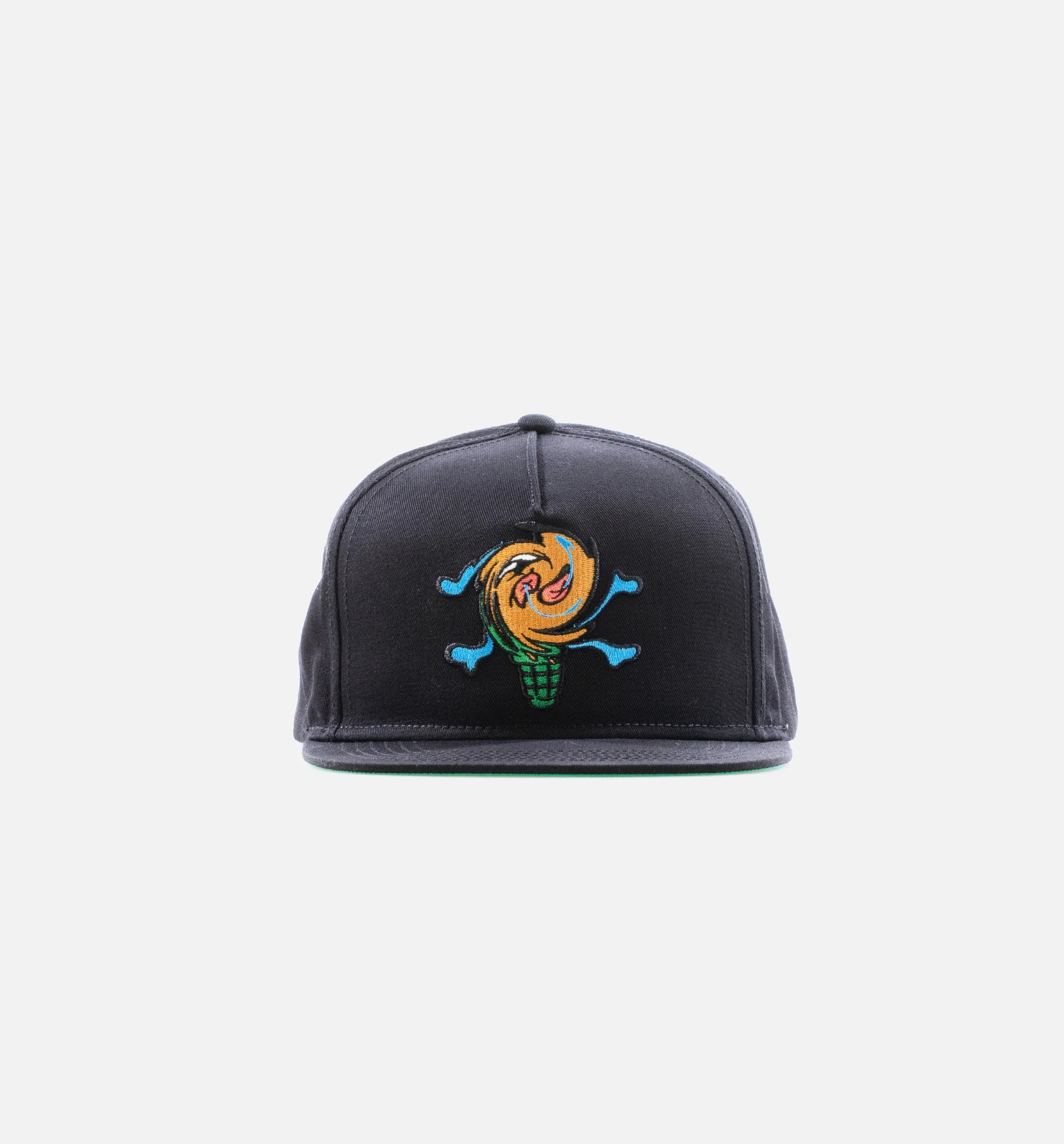 Spin Cycle Snapback Mens Hat Black