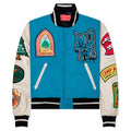 Classic Varsity Jacket Algers Blue