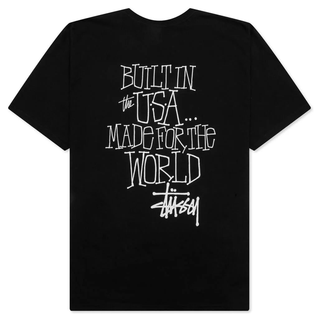 Built In Usa Pigment Dyed Tee Black