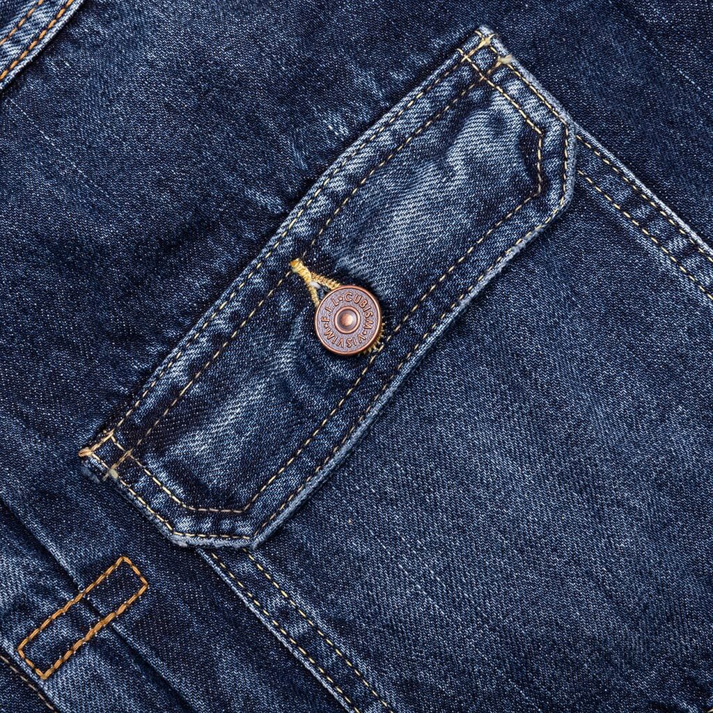 101XX S S Damaged Jacket Indigo