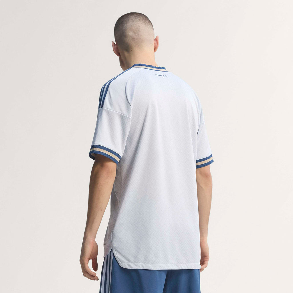 adidas Italy Away Authentic Mens Soccer Jersey 2026 Aero Blue
