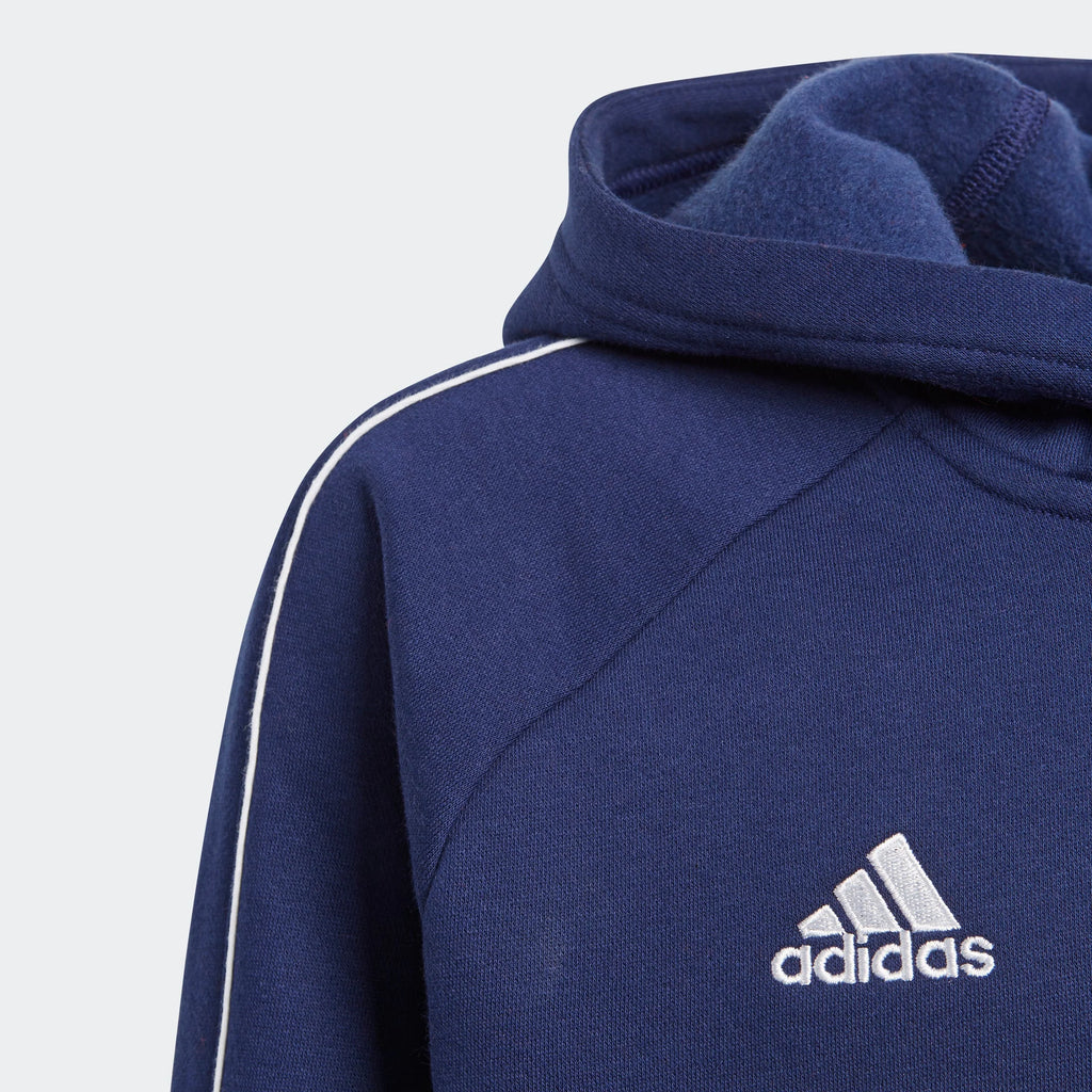 adidas Core 18 Hoodie Navy White