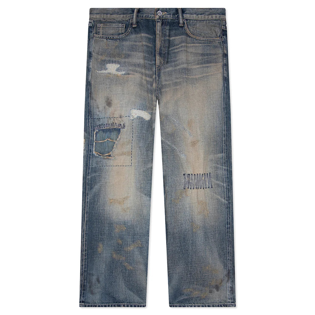 Savage Denim DP Wide Pants Indigo