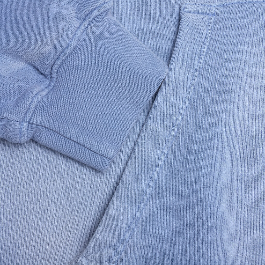 Bunny Hoodie Dusty Blue Sun Fade