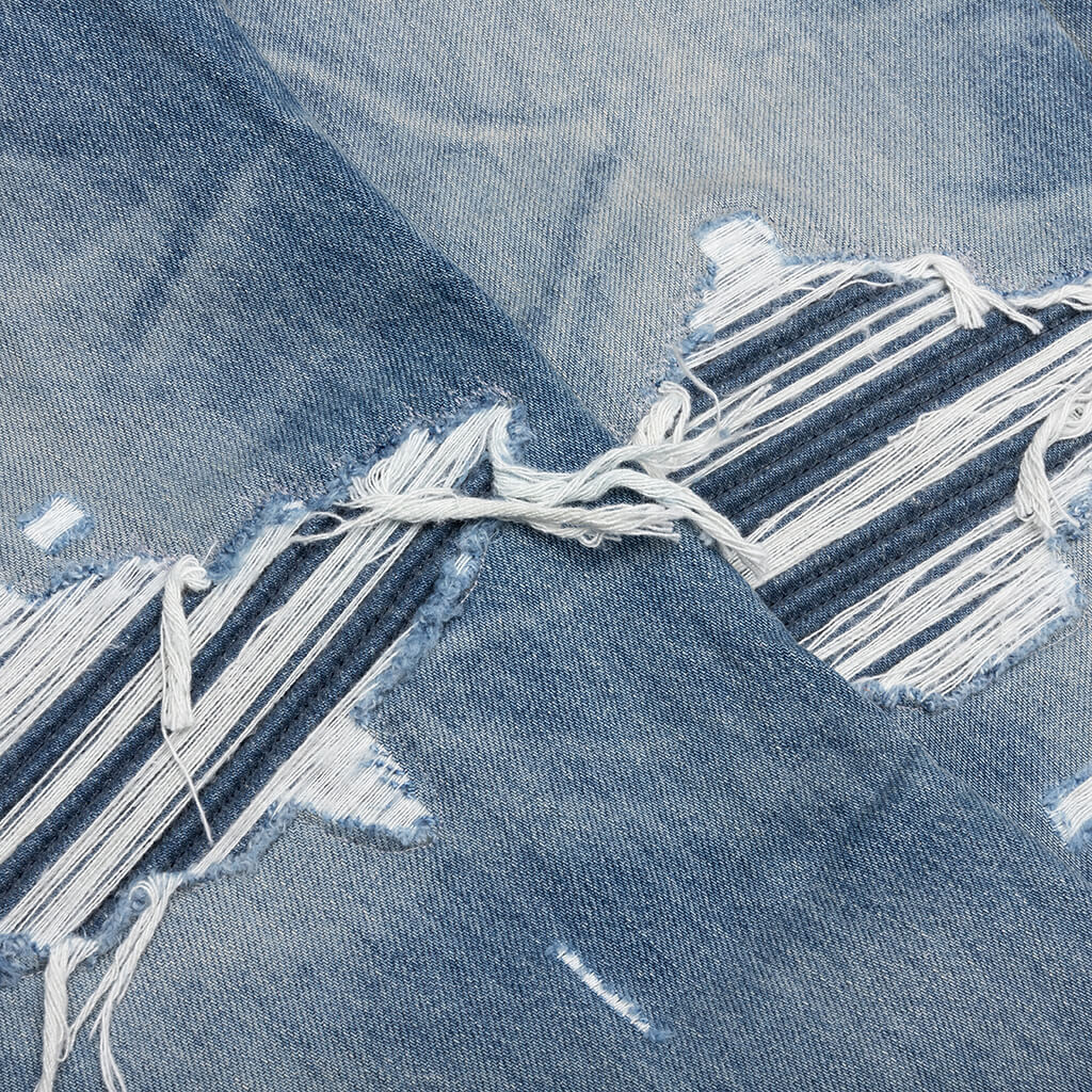 Pleated Denim Straight MX1 Jean Honeycomb Indigo