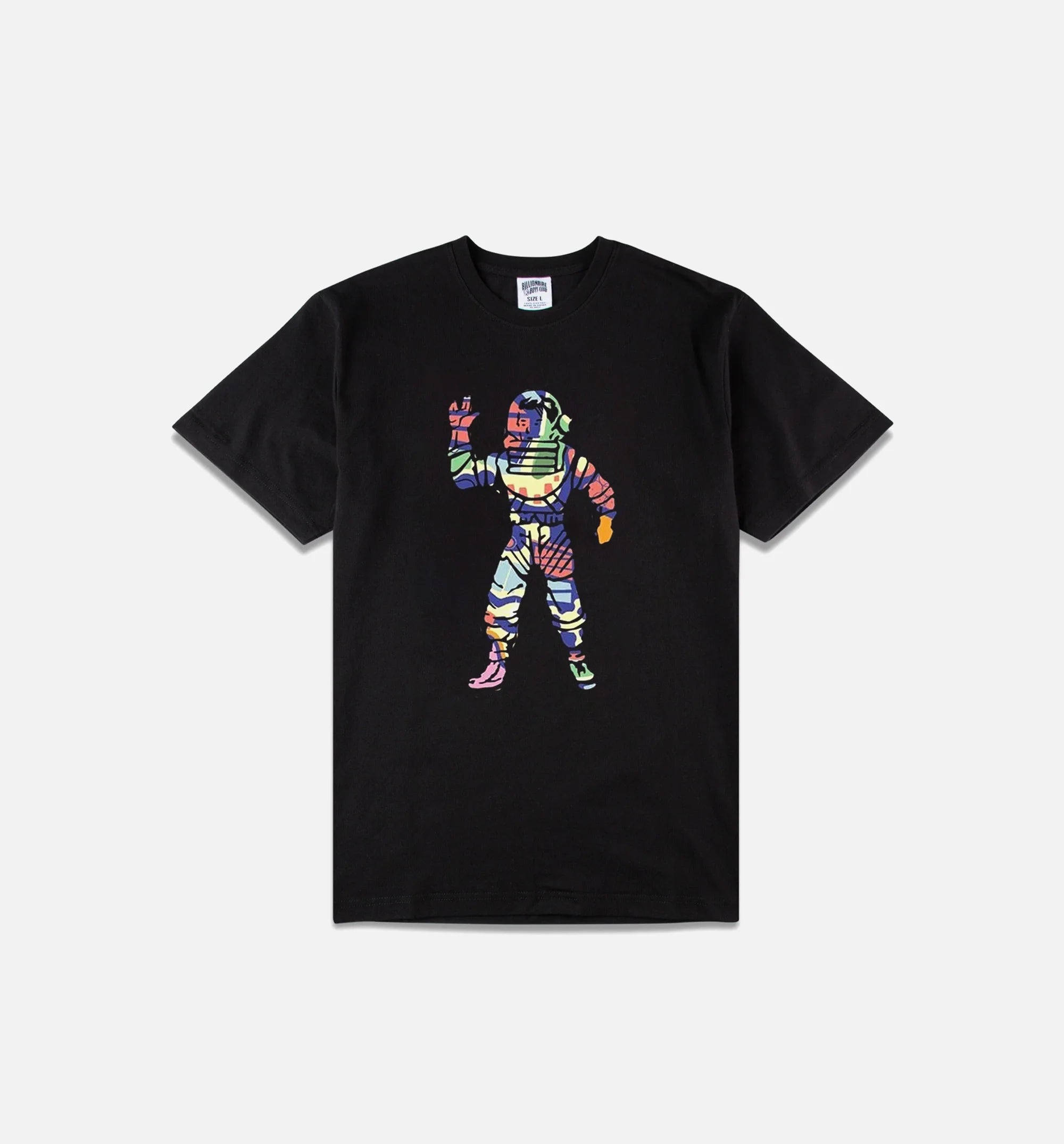 Astronaut Plans Short Sleeve Mens T Shirt Black