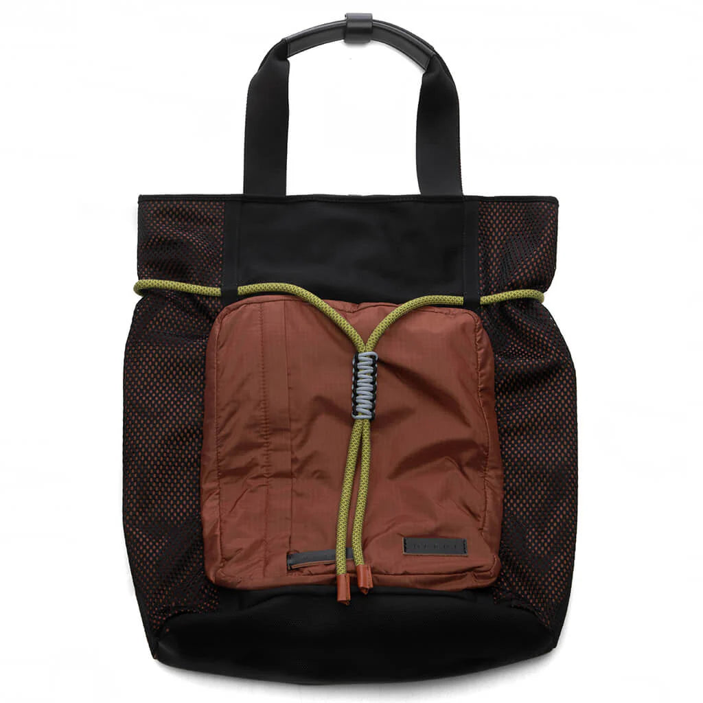 Shopping Bag Rust Black