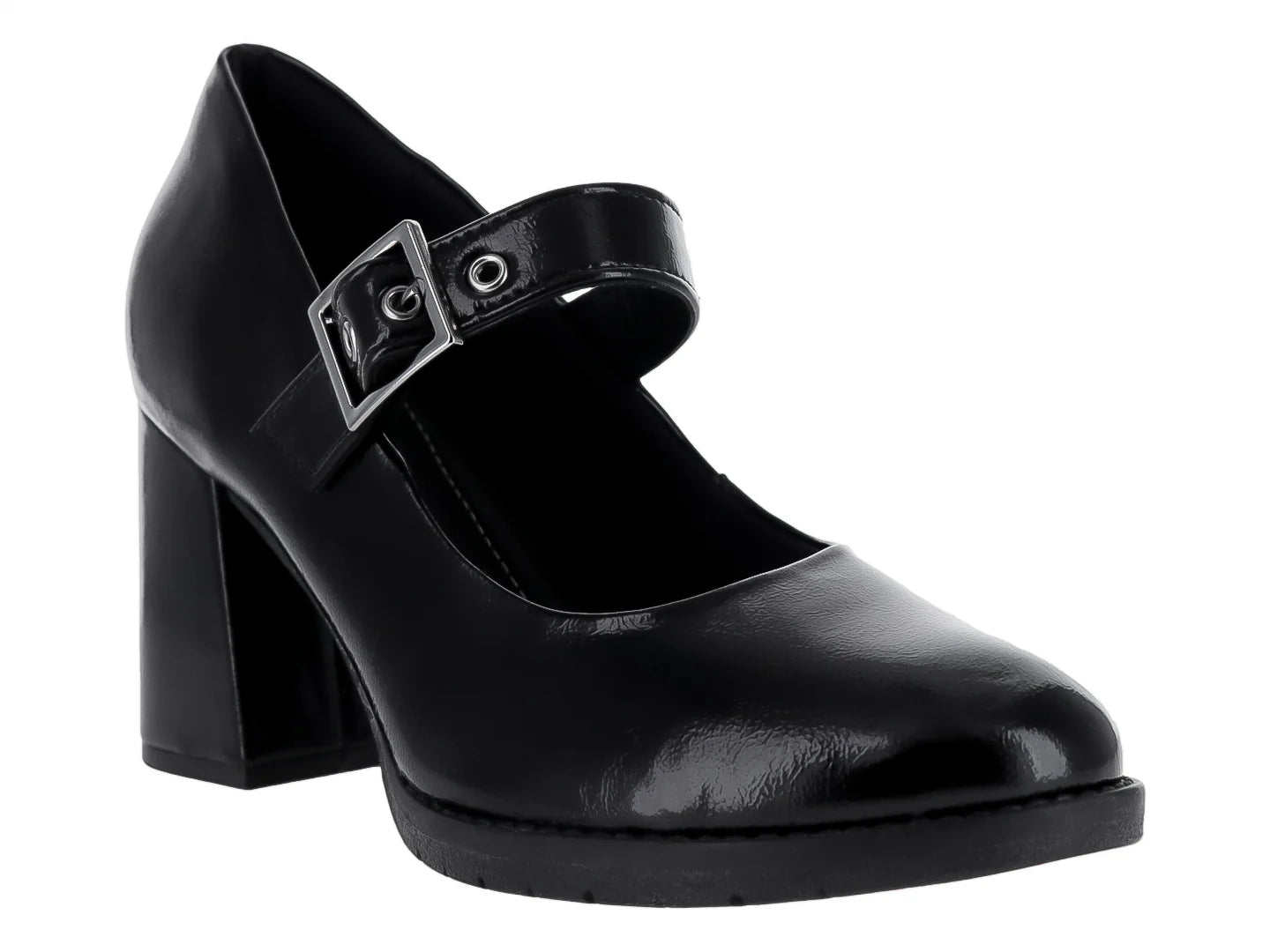 Zapatos de Tacón Cuadrado Piccadilly Negro para Mujer