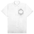 Short Sleeve Military Shirt White