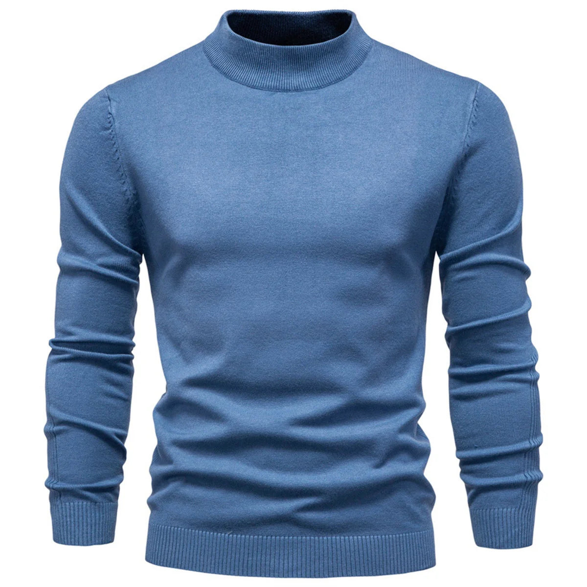 Mens Mockneck Pullover Sweater