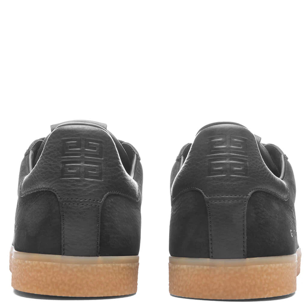 Town Nubuck and Leather Sneakers Black