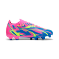 PUMA Ultra Match Energy FG AG Multi Ground Soccer Cleats Pink Yellow