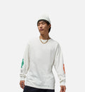 Rare Air Washed 85 Mens Long Sleeve Sail Brilliant Orange