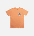 Worldwide Short Sleeve Mens T Shirt Orange