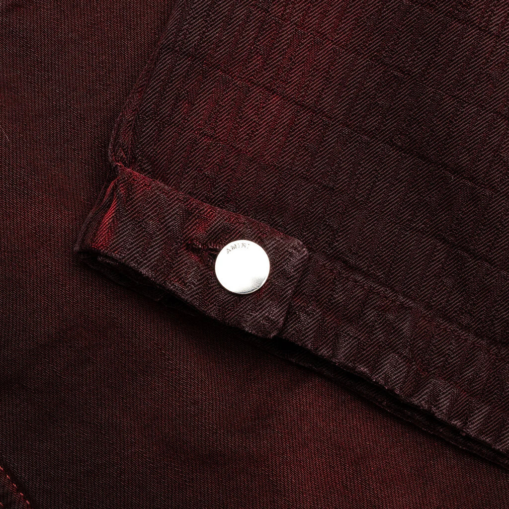 Jacquard Carpenter Jean Brown