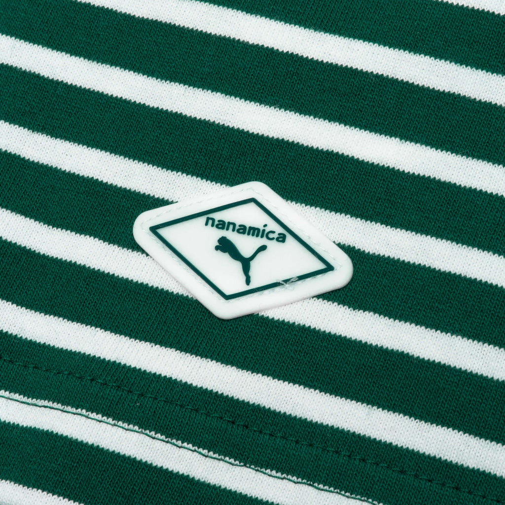 Puma x Nanamica Striped Tee Green