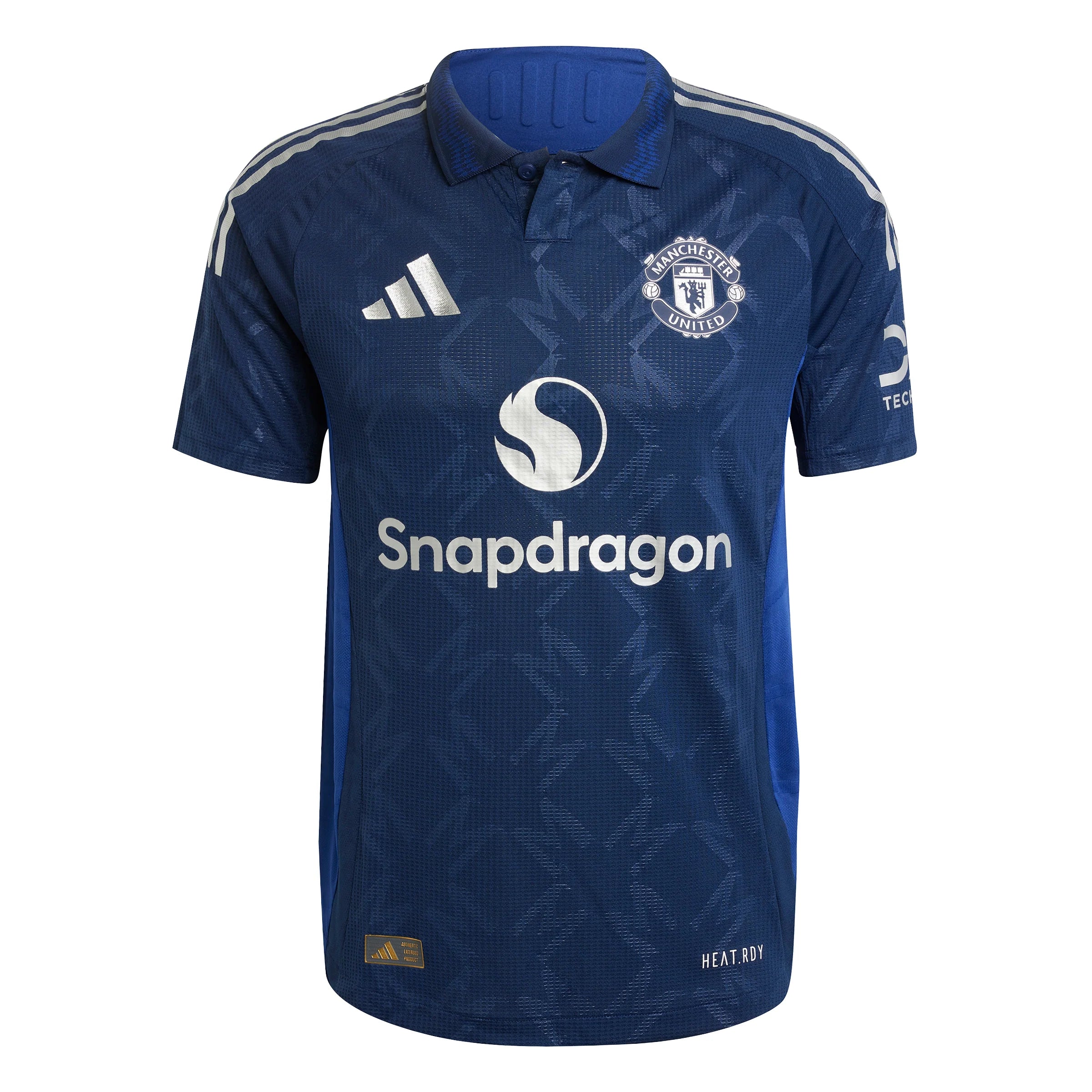 adidas Manchester United Away Authentic Mens Soccer Jersey 24 25 Night Indigo White