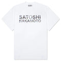 Pearl Studded Logo Tee White