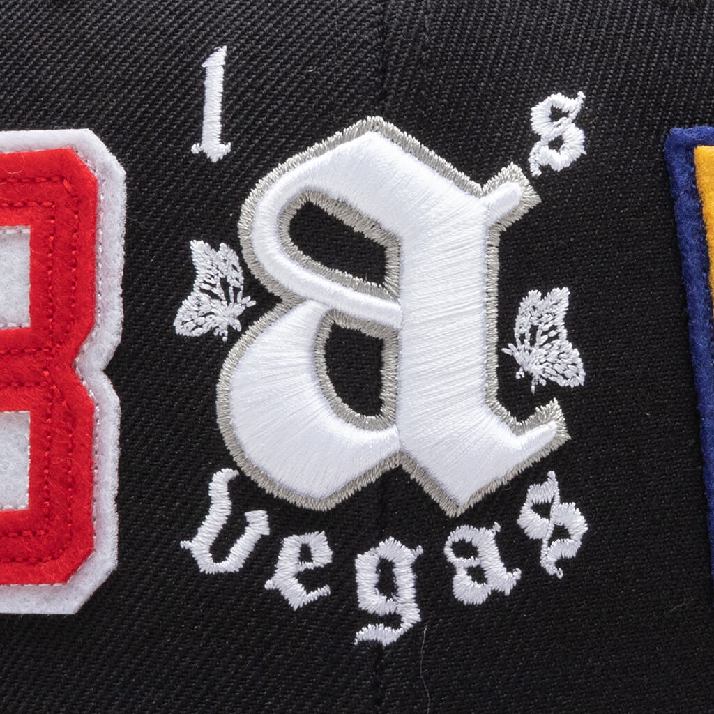Las Vegas Exhibit A Hat Black Grey