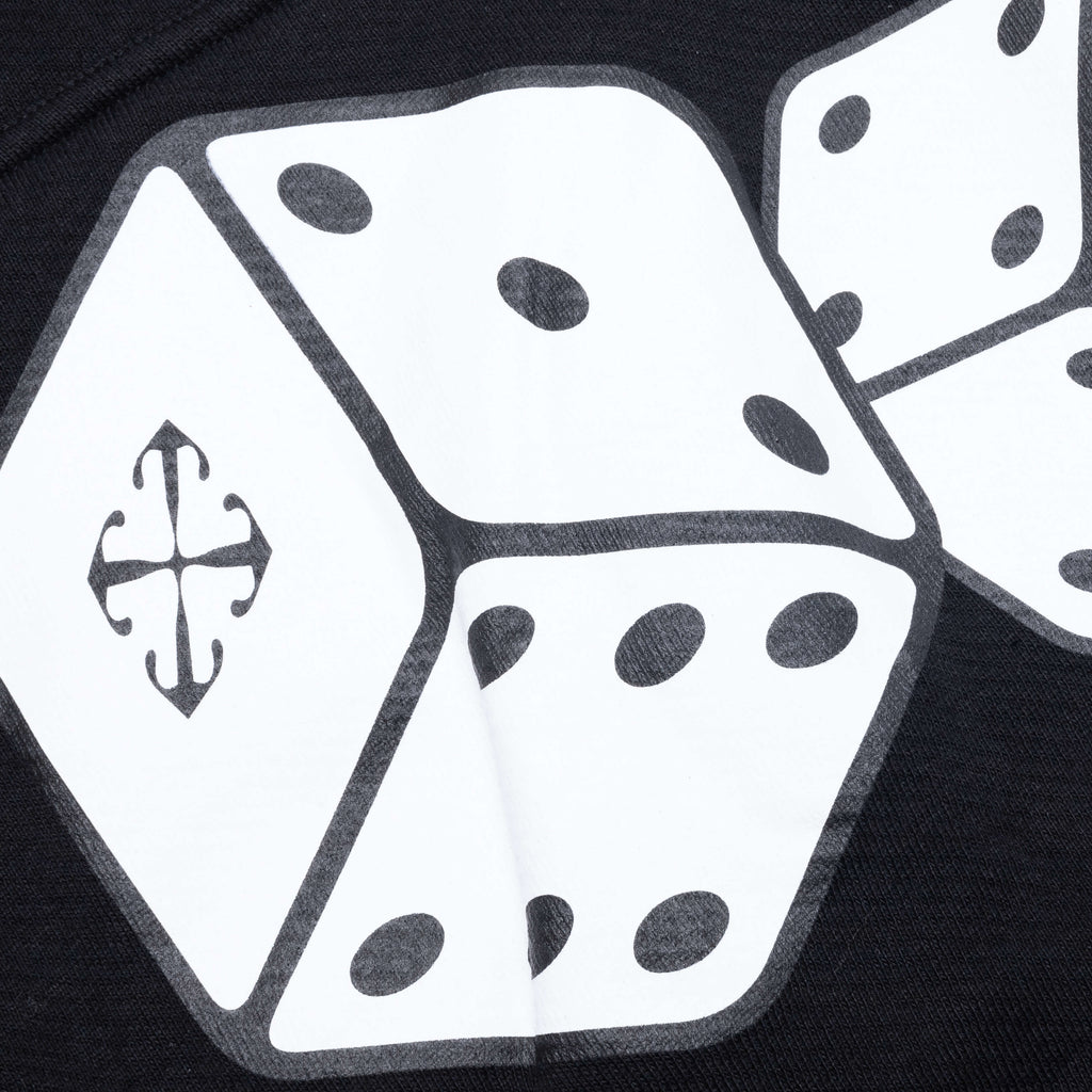Dices Skate Hoodie Black White