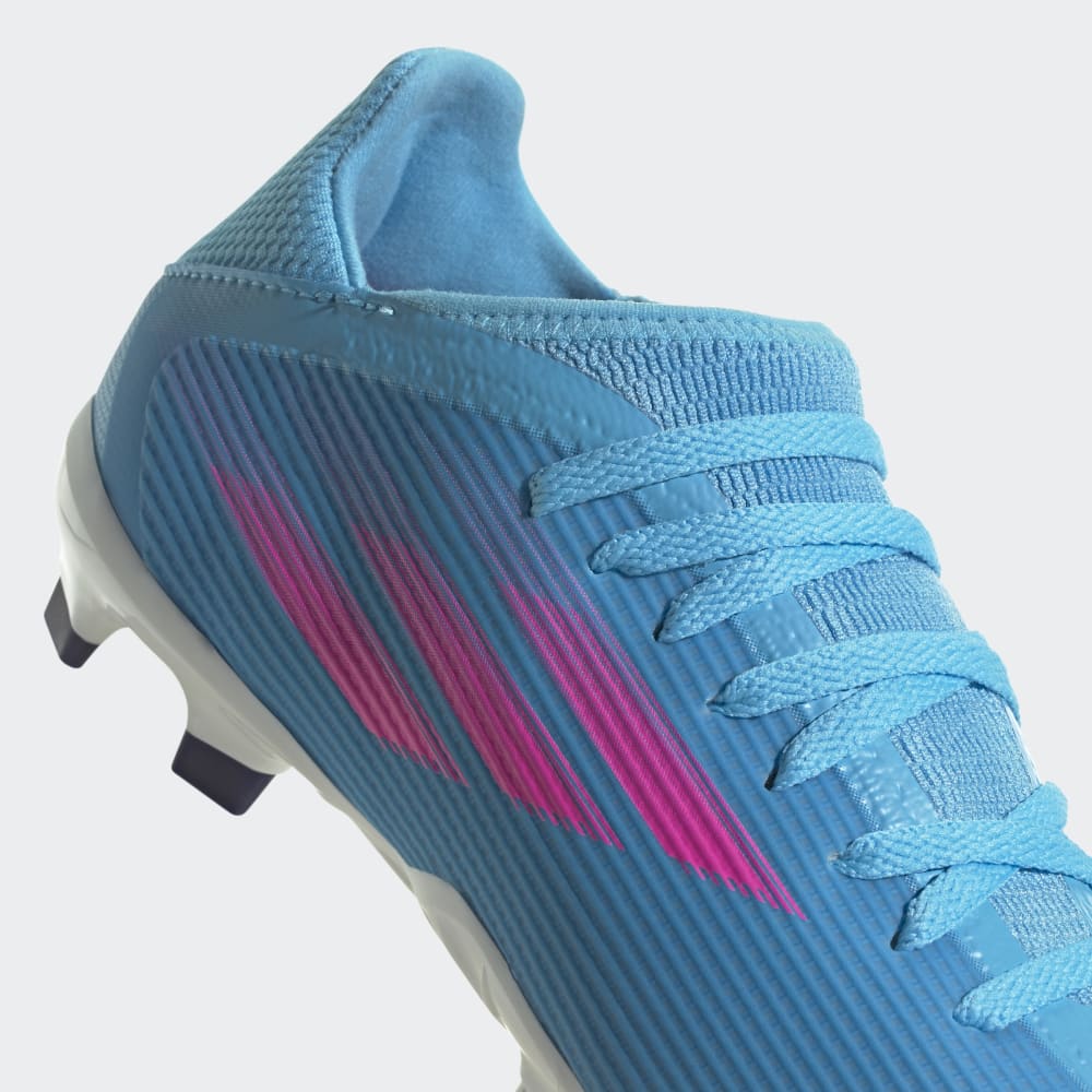 adidas Kids X Speedflow 3 FG J Firm Ground Boots Sky Rush Pink