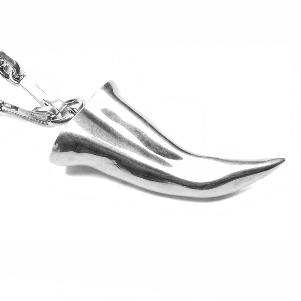 Horn Silvery Necklace Silvery