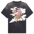 Damaged S S Tee Black