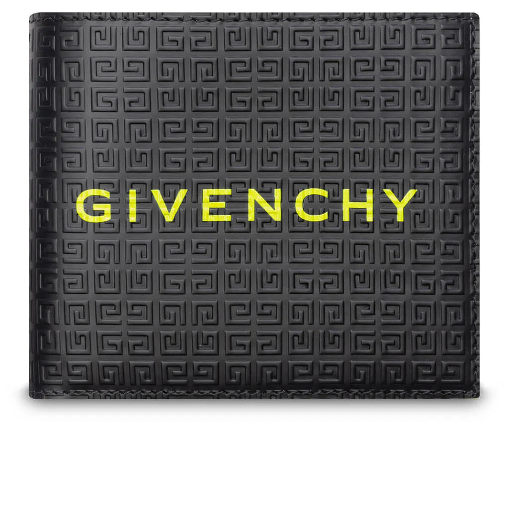 8CC Billfold Wallet Black Yellow