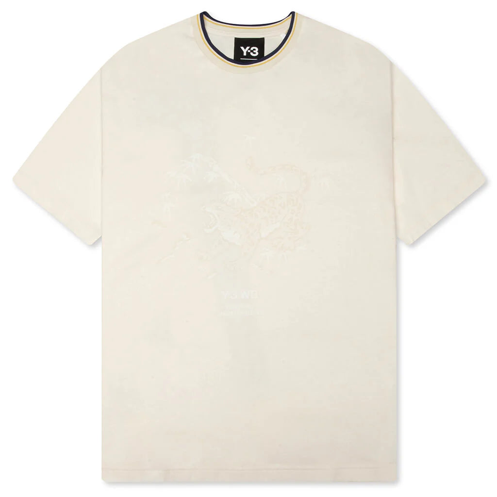 adidas Y 3 x Wales Bonner Graphic T Shirt Crew White