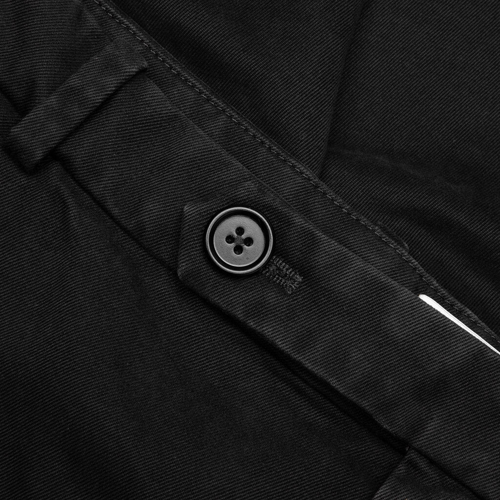 Cotton Drill Trousers Black