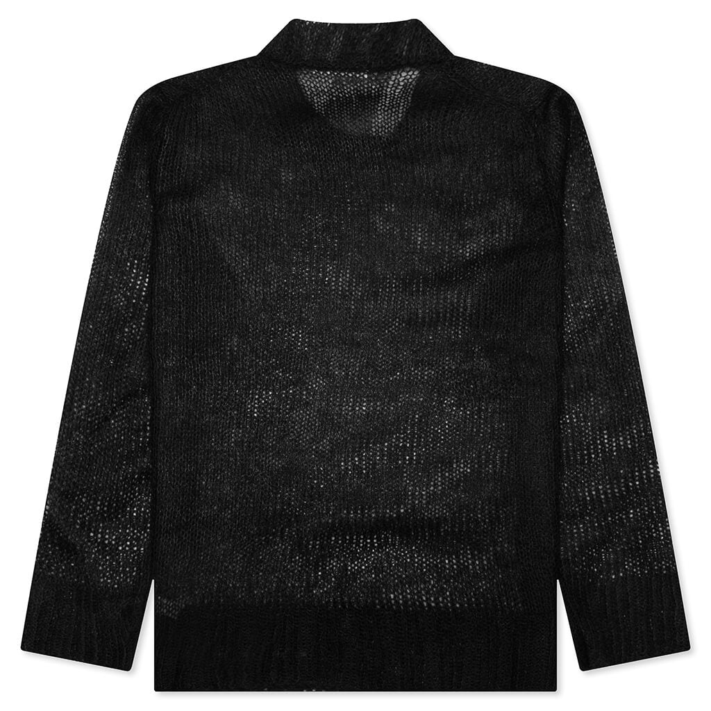 Layered Sweater With T Shirt Black