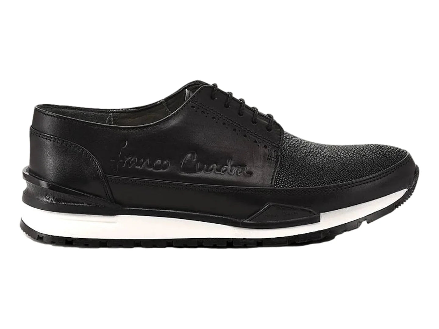 Tenis Cuadra de Mantarraya Negro para Hombre