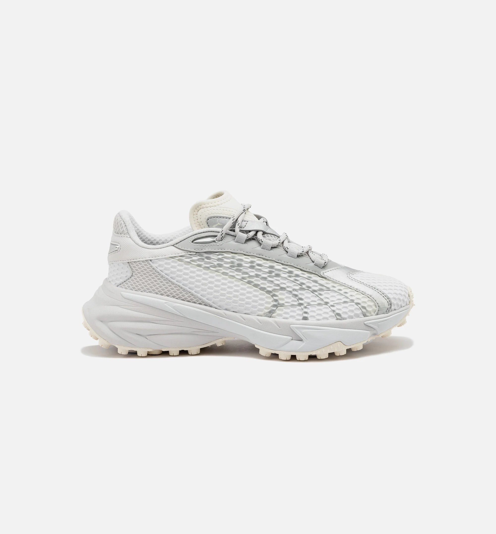 Spirex Speed Mens Running Shoe White Feather Grey