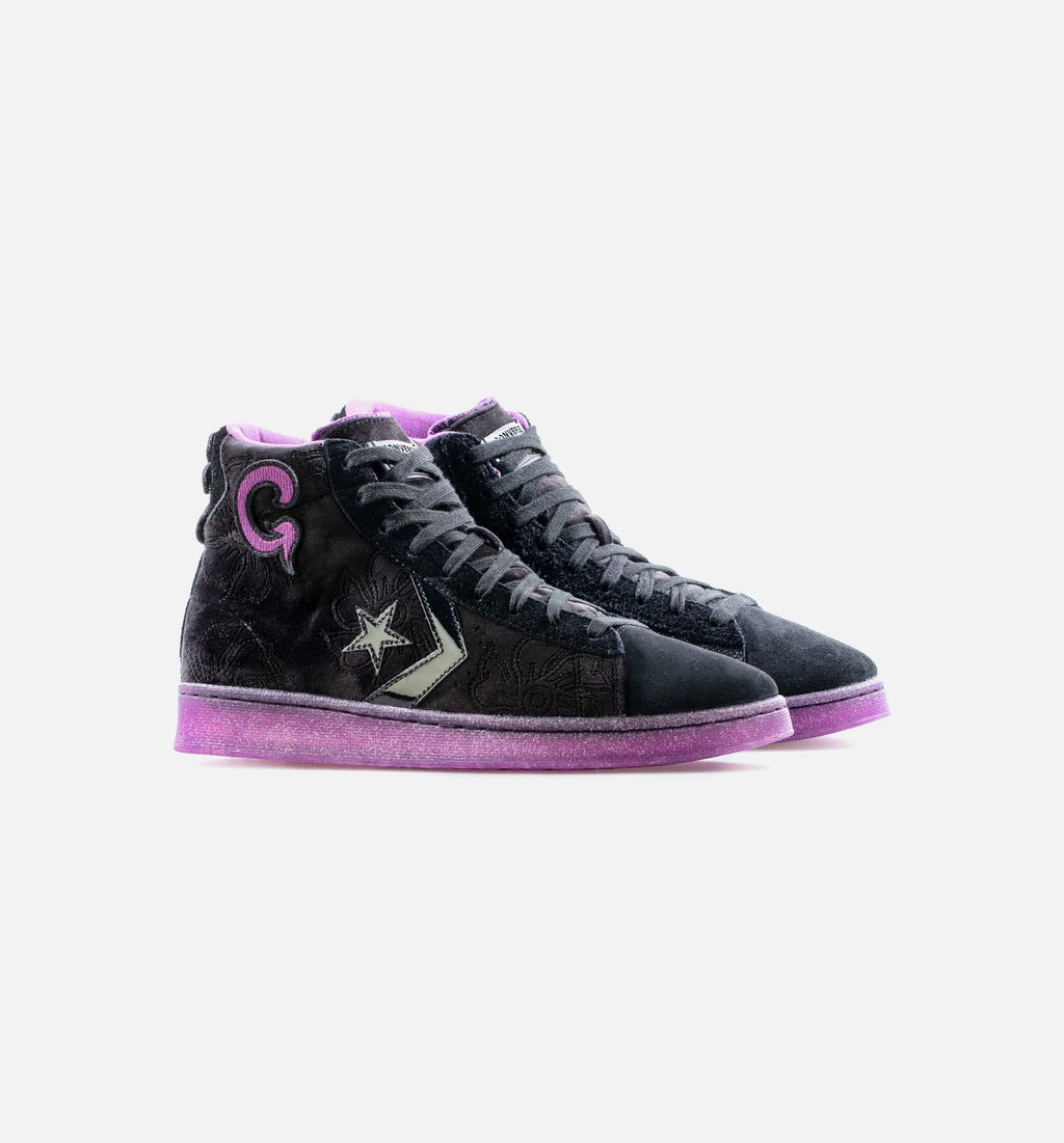 Joe Freshgoods X Pro Leather Hi Top Mens Lifestyle Shoe Black Purple