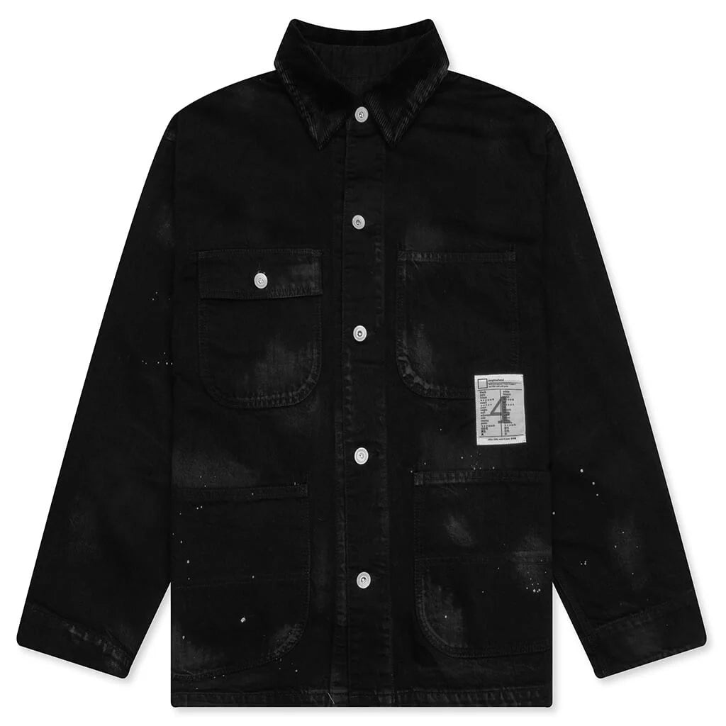 BW Washed Coverall Jacket Black