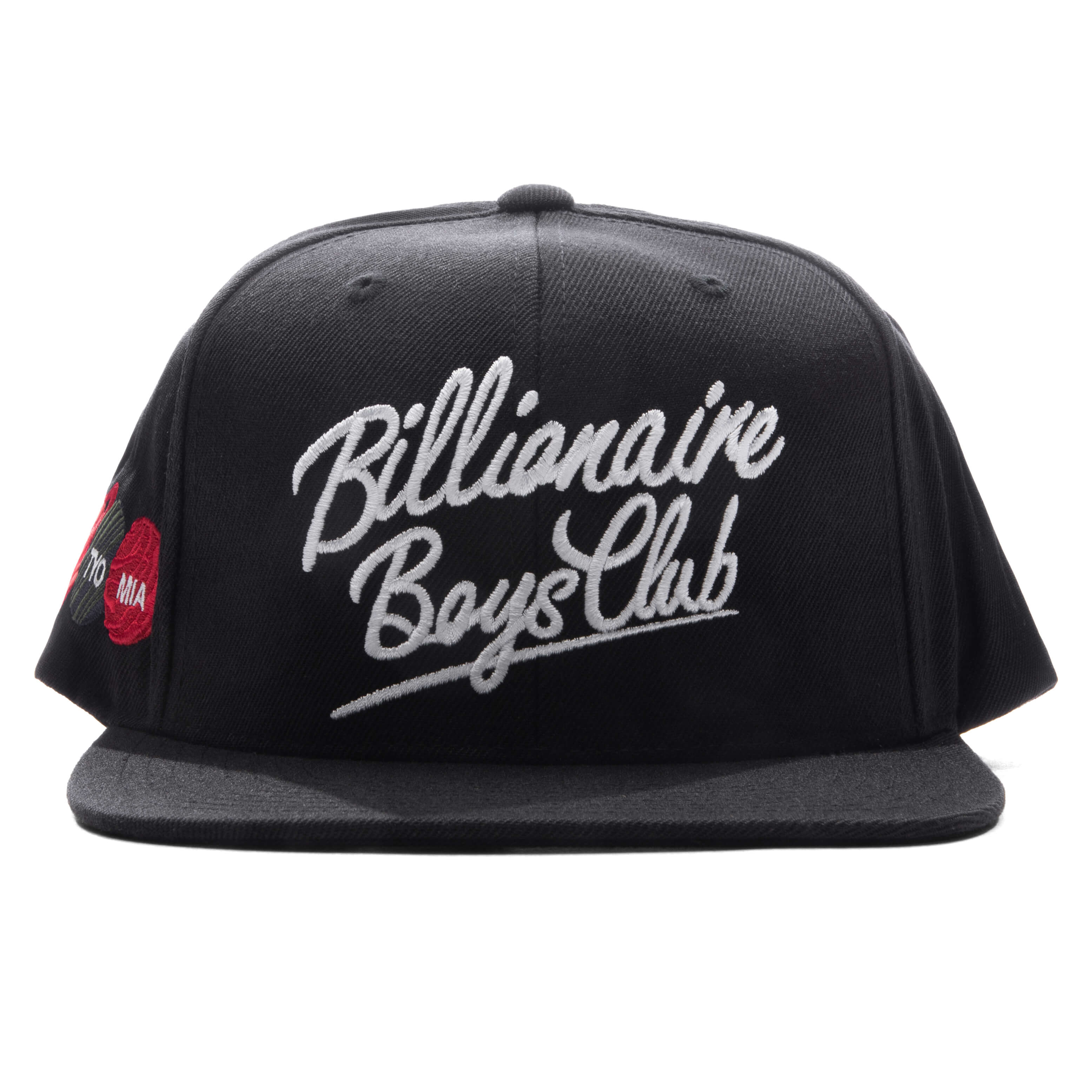Script Snapback Black