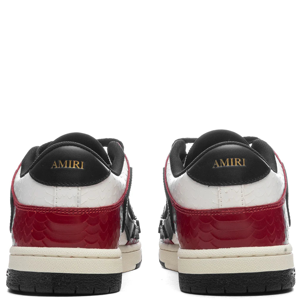 Snake Skel Top Low Red