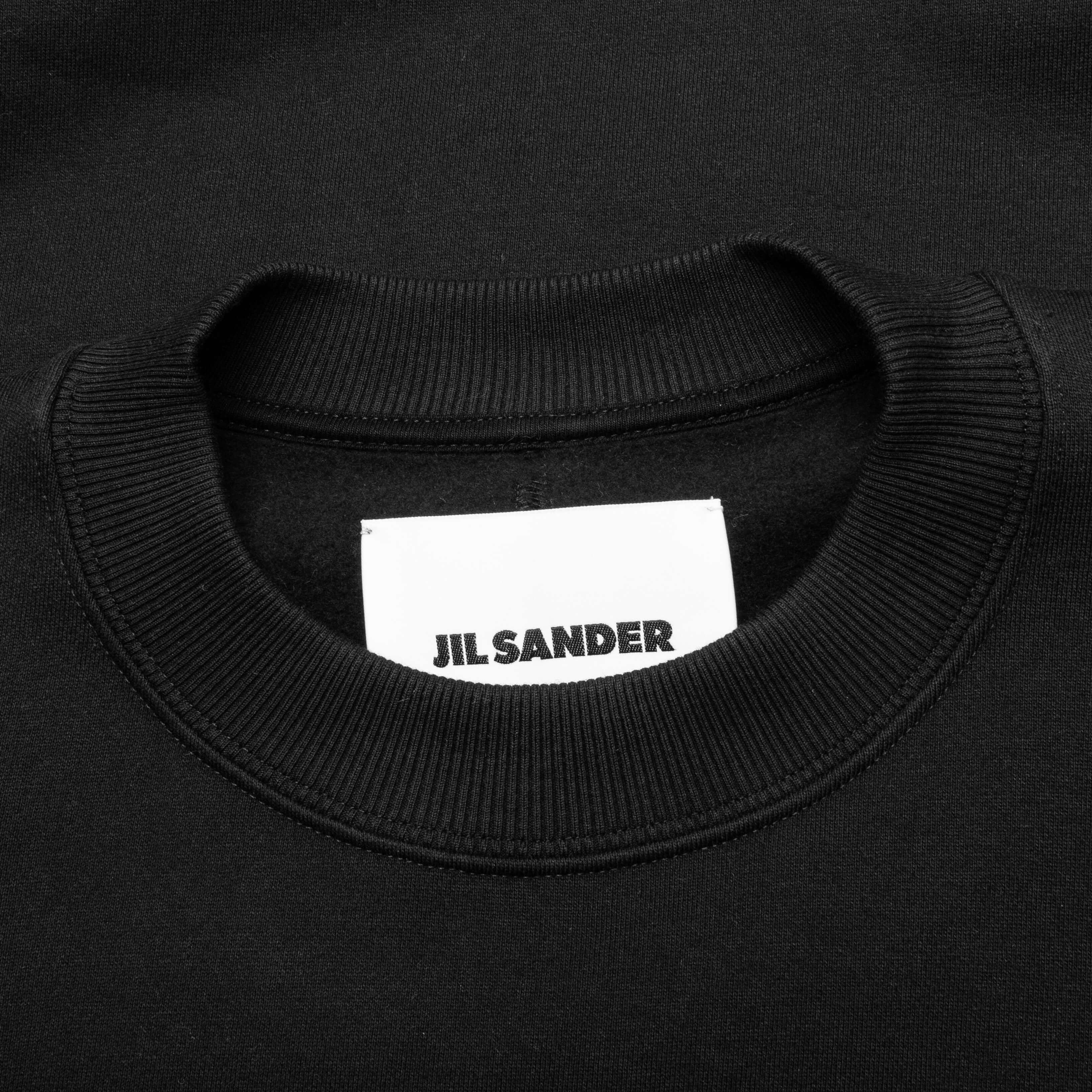 Stitch Detail T Shirt Black