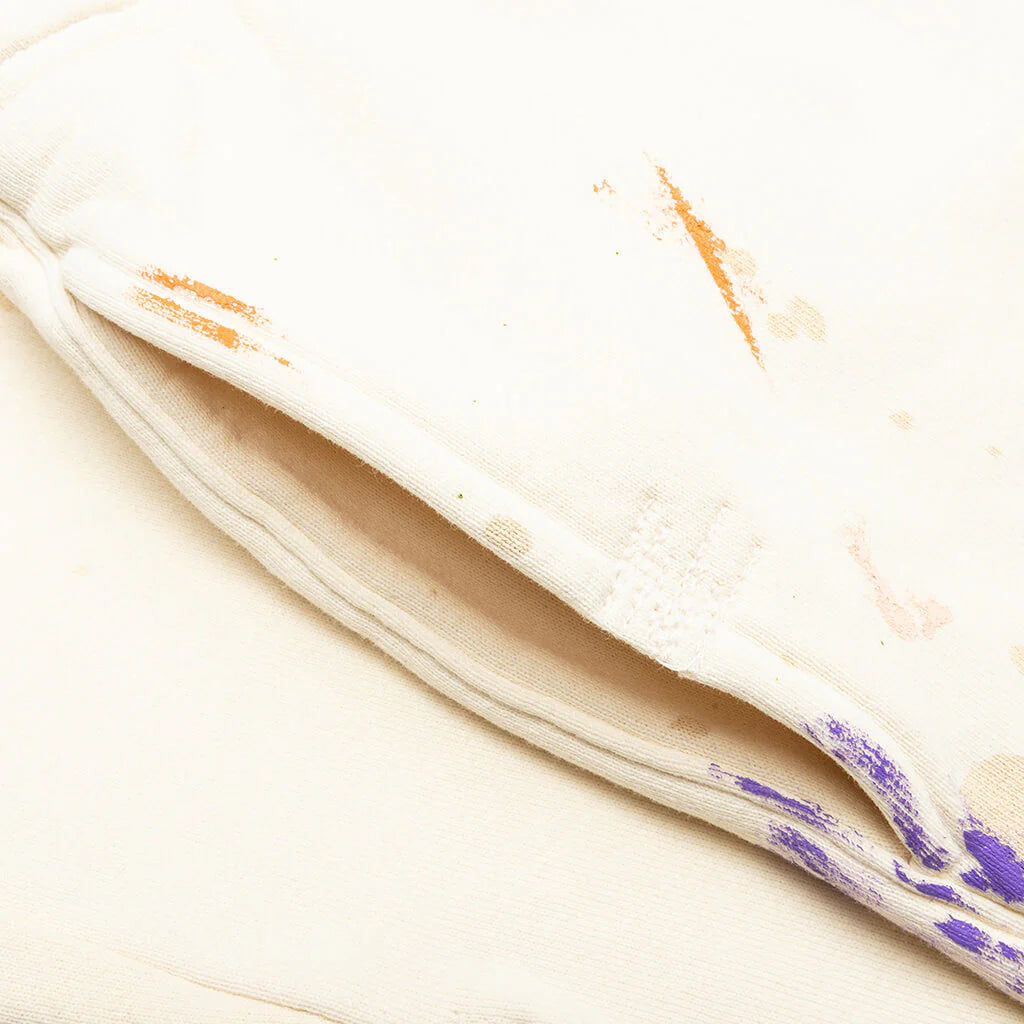 Logo Flare Sweatpants White