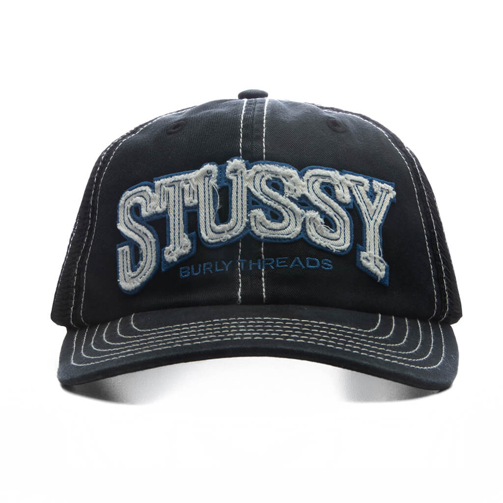 MD Burly Threads Trucker Black