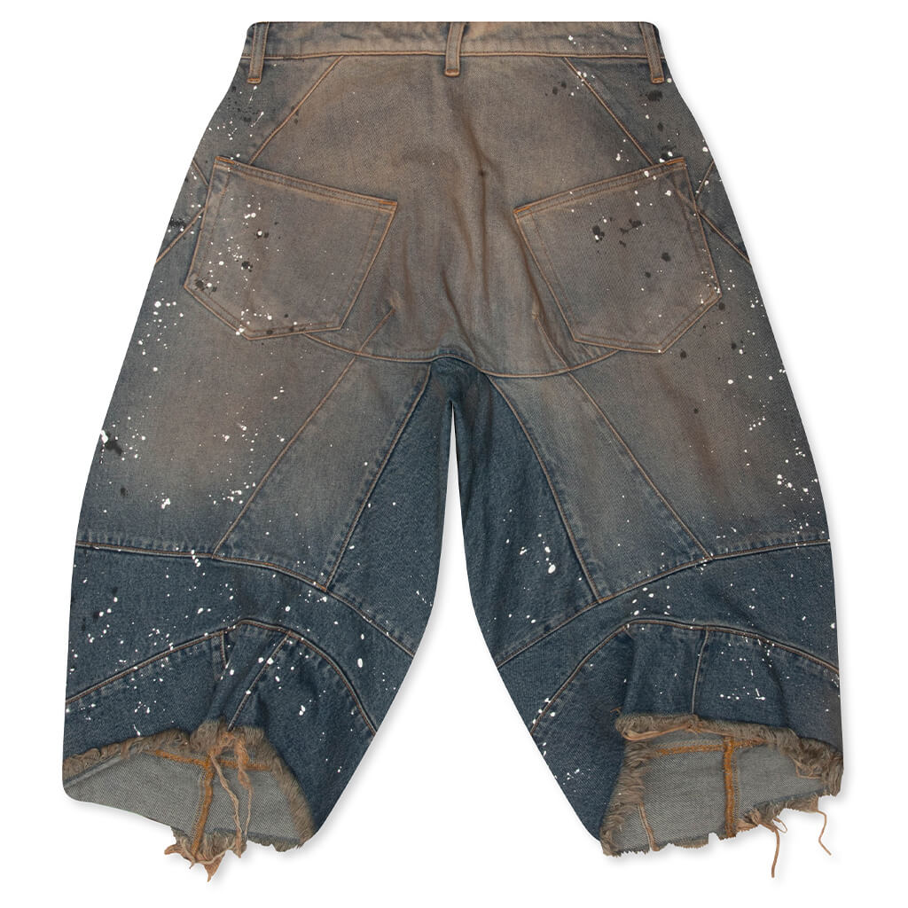 Acid Rain Short Blue Denim